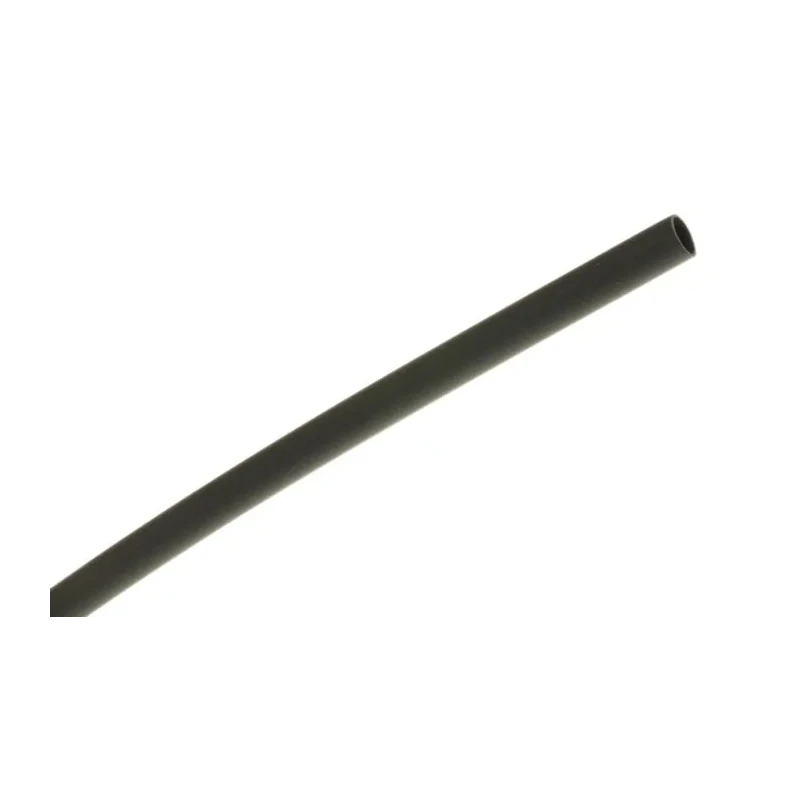 RS PRO Halogen Free Polyolefin Heat Shrink Tubing Black 3.2 mm Sleeve Diameter, 1.2 m Length, 2:1 Shrink Ratio 211-6214