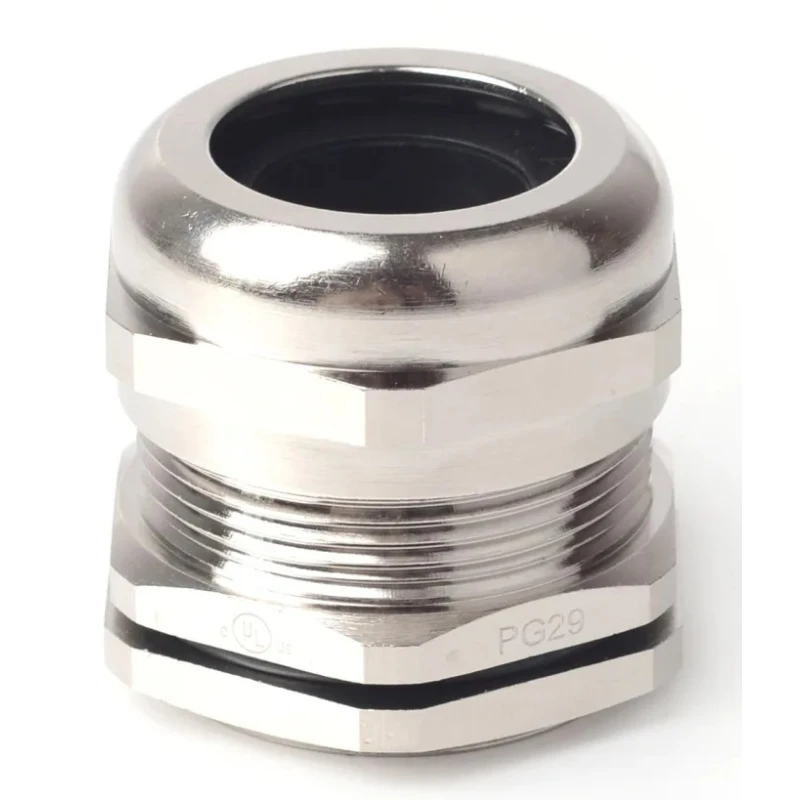 RS PRO Metallic Nickel Plated Brass Cable Gland PG29 Thread, 13 mm Min. Cable Diameter, 20 mm Max., IP68 211-6802