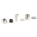 RS PRO Metallic Nickel Plated Brass Cable Gland M20 Thread, 5 mm Min. Cable Diameter, 9 mm Max. Cable Diameter, IP68 211-6796