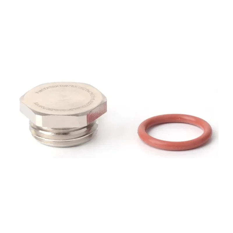 RS PRO Cable Gland Plug Nickel Plated Brass M12 Thread 14 mm Diameter IP68 ATEX 211-6788