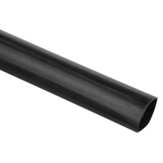 RS PRO Halogen Free Heat Shrink Tubing Black 9.5 mm Sleeve Diameter x 1.2 m Length 2:1 Ratio 211-6242