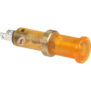 Schneider Electric Yellow Panel Mount Indicator 12V, 18mA, 8mm Mount Hole, IP40/IP65 Protection XVLA225