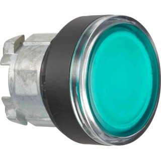 Schneider Electric ZB4 Series Blue Spring Return Metal Push Button Head 22.5mm Cutout IP67 IP66 IP69K ZB4BW3337