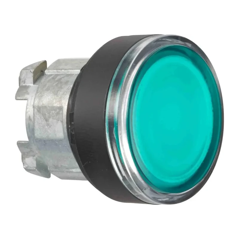Schneider Electric ZB4 Series Blue Spring Return Metal Push Button Head 22.5mm Cutout IP67 IP66 IP69K ZB4BW3337