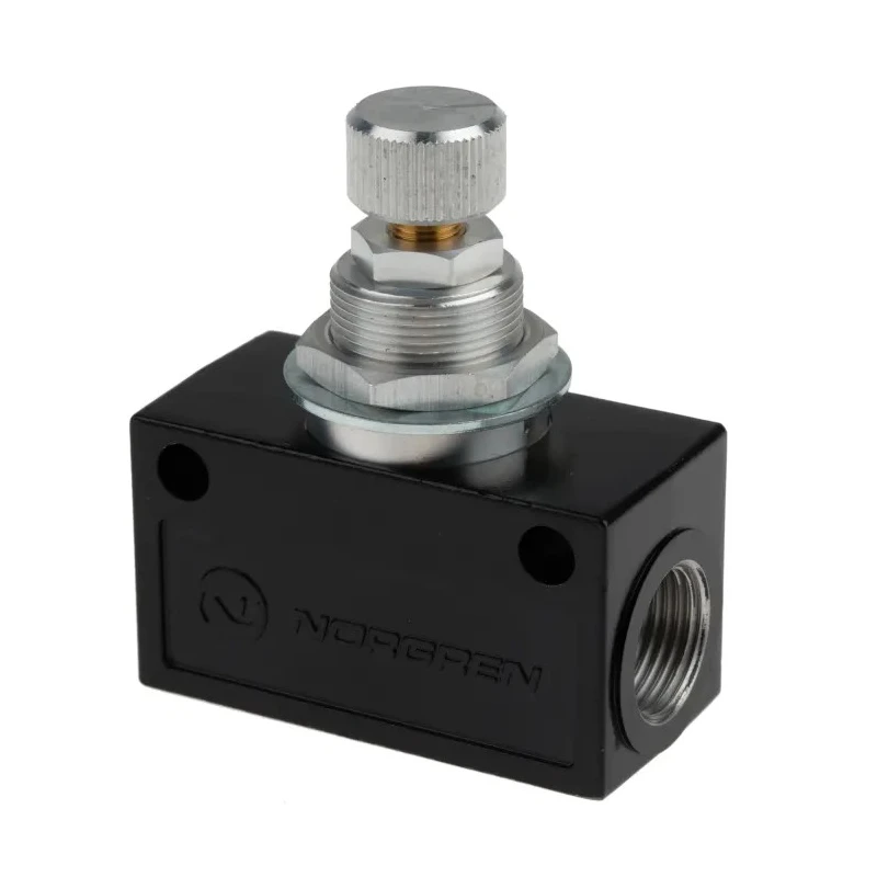 Norgren T1000 Series Uni-Directional Threaded Flow Regulator, Maximum Pressure 1 bar, Operating Temperature -20°C T1000C3800