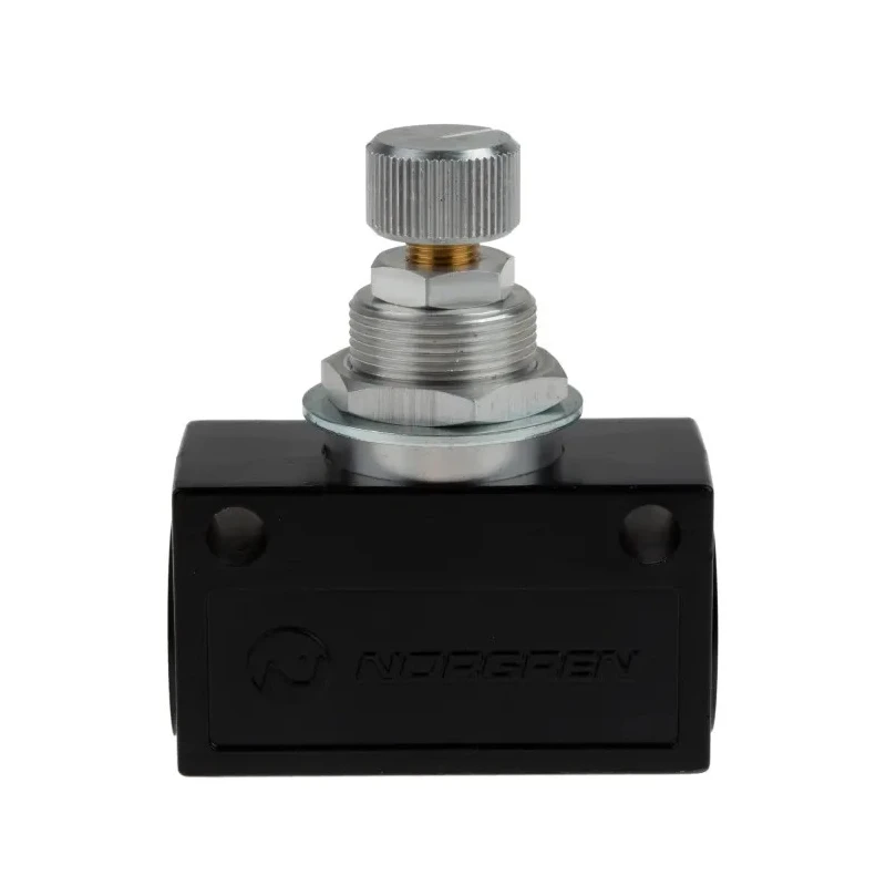 Norgren T1000 Series Uni-Directional Threaded Flow Regulator, Maximum Pressure 1 bar, Operating Temperature -20°C T1000C3800