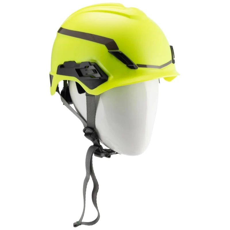MSA Safety V-Gard H1 Green, Black Safety Helmet with Chin Strap Included, Adjustable, High Performance Polyethylene 10194796
