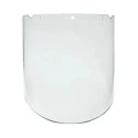 MSA Safety Clear Polycarbonate Visor with Brow Guard with Visor Guard, Resistant To Chemical Splash, Impact 10115844