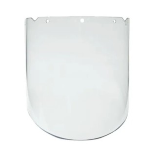 MSA Safety Clear Polycarbonate Visor with Brow Guard with Visor Guard, Resistant To Chemical Splash, Impact 10115844