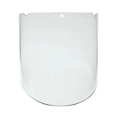 MSA Safety Clear Polycarbonate Visor with Brow Guard with Visor Guard, Resistant To Chemical Splash, Impact 10115844