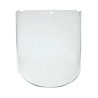 MSA Safety Clear Polycarbonate Visor with Brow Guard with Visor Guard, Resistant To Chemical Splash, Impact 10115844