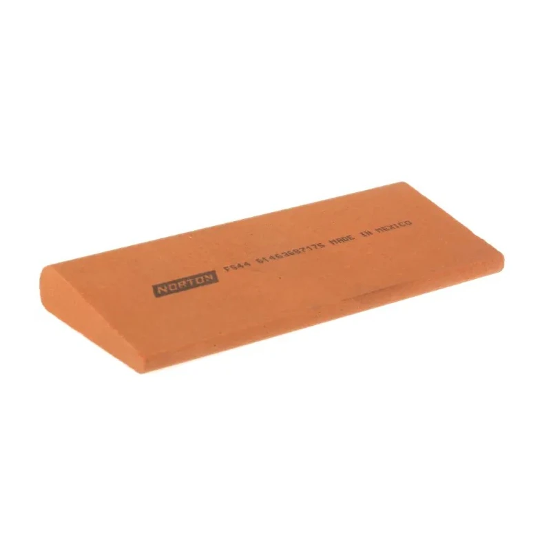 Norton Fine Round Edge Sharpening Stone, Aluminium Oxide, 114mm x 44mm x 13mm 61463687175