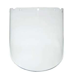 MSA Safety Clear Propionate Visor with Visor Guard, Chemical Splash Resistant, Impact Resistant, V-Gard Series 10115851