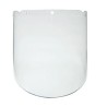 MSA Safety Clear Propionate Visor with Visor Guard, Chemical Splash Resistant, Impact Resistant, V-Gard Series 10115851