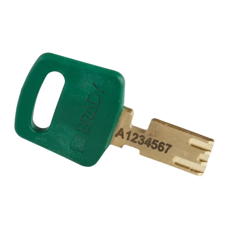 Brady Green Padlock Steel Nylon Shackle Diameter 6.35 mm 38.1 mm Shackle Length 150368