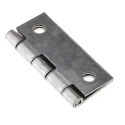 Pinet Raw Stainless Steel Butt Hinge with Barrel Pin Screw Fixing 50 mm x 40 mm x 1.2 mm 52-1-3607