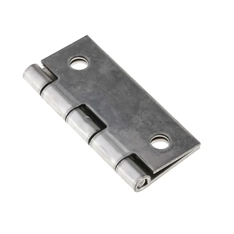 Pinet Raw Stainless Steel Butt Hinge with Barrel Pin Screw Fixing 50 mm x 40 mm x 1.2 mm 52-1-3607