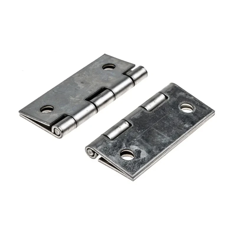 Pinet Raw Stainless Steel Butt Hinge with Barrel Pin Screw Fixing 50 mm x 40 mm x 1.2 mm 52-1-3607