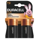 Duracell Plus Power Alkaline D Battery 1.5 V 145g 61.5mm Height 34.20mm Diameter 5000394141988