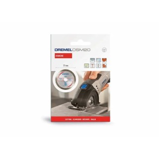 Dremel Diamond Abrasive Cutting Disc 77 mm Diameter x 2 mm Thickness DSM540