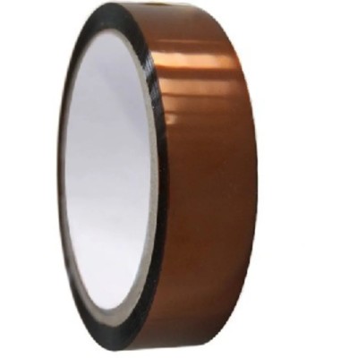 RS PRO Polyimide Silicone Adhesive Brown Double Coated Tissue Masking Tape 25mm x 33m AT4160