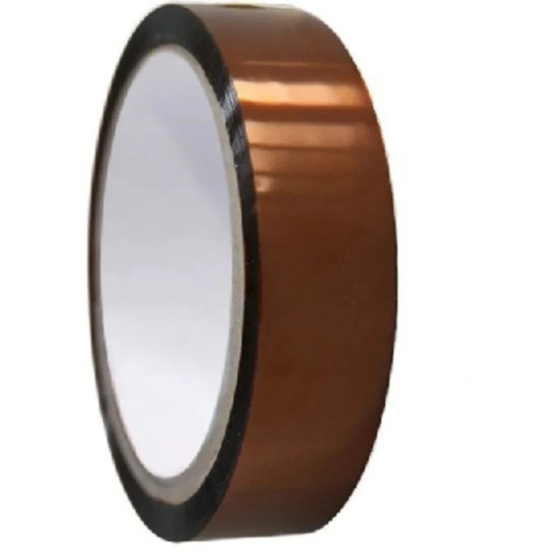 RS PRO Polyimide Silicone Adhesive Brown Double Coated Tissue Masking Tape 25mm x 33m AT4160