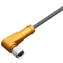 RS PRO Female 4 Way Right Angle to Unterminated Sensor Actuator Cable 250V Polyurethane Jacket 10m 212-1709