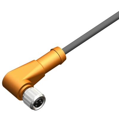 RS PRO Female 4 Way Right Angle to Unterminated Sensor Actuator Cable 250V Polyurethane Jacket 10m 212-1709