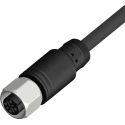RS PRO Female 4 Way Straight to Unterminated Free End Sensor Actuator Cable 5m 250V 212-1718
