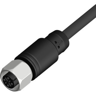 RS PRO Female 4 Way Straight to Unterminated Free End Sensor Actuator Cable 5m 250V 212-1718