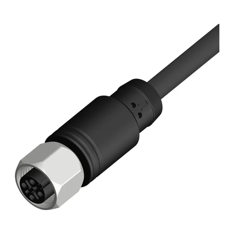 RS PRO Female 4 Way Straight to Unterminated Free End Sensor Actuator Cable 5m 250V 212-1718