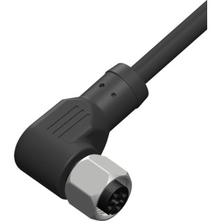 RS PRO Female 4 Way Right Angle to Unterminated Free End Sensor Actuator Cable 10m 250V 212-1710