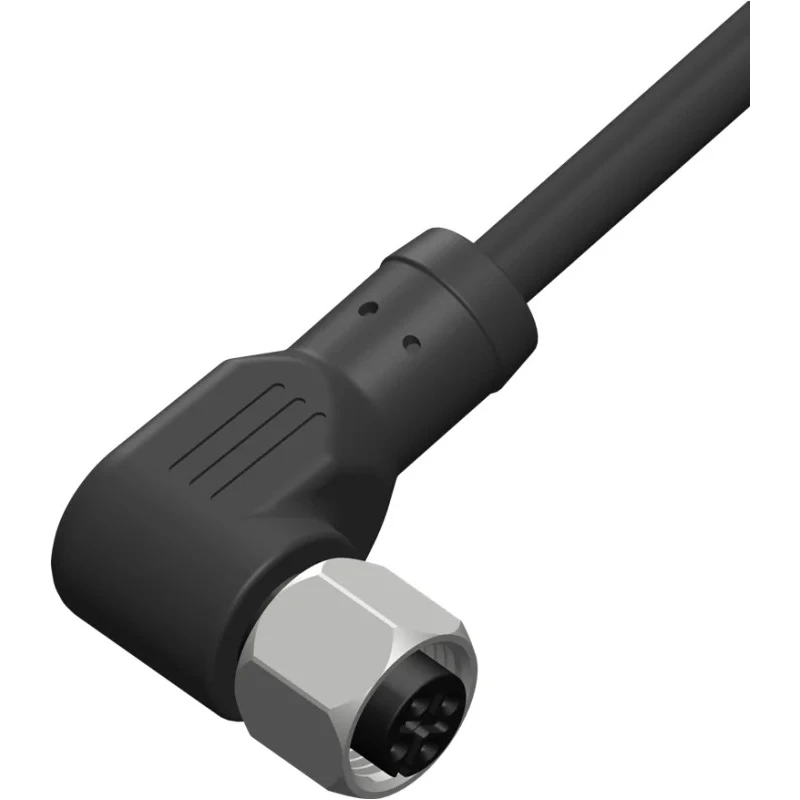 RS PRO Female 4 Way Right Angle to Unterminated Free End Sensor Actuator Cable 10m 250V 212-1710