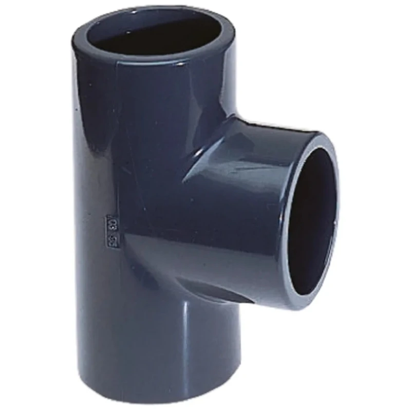 Georg Fischer Plastic Pipe Fitting 90° Push-in Equal Tee 3/4 in 721201107