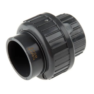 Georg Fischer Plastic Pipe Fitting Straight Push-in Union 1 in 721511108