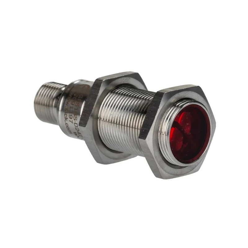 SICK Through Beam Photoelectric Sensor, Barrel Style, Infrared Light Source, 0 → 15 m Detection Range, PNP GRSE18S-P2421V