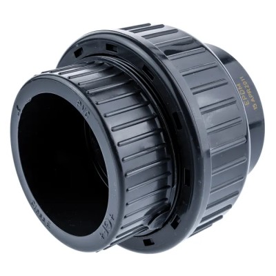 Georg Fischer Plastic Pipe Fitting Straight Push-in Union 2 in 721511111