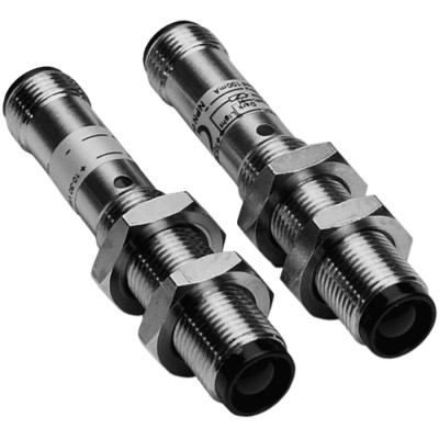 SICK Through Beam Photoelectric Sensor Barrel Sensor 0 to 5 m Detection Range PNP Output IP67 Metal Housing VS/VE12-2P132