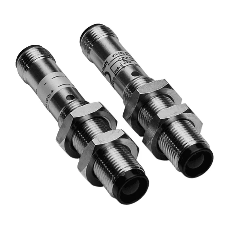 SICK Through Beam Photoelectric Sensor Barrel Sensor 0 to 5 m Detection Range PNP Output IP67 Metal Housing VS/VE12-2P132