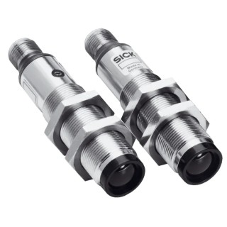 SICK Through Beam Photoelectric Sensor Barrel 0 → 20 m PNP Output IP67 Metal Housing VS/VE18-4P3240