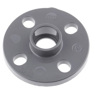 Georg Fischer Plastic Pipe Fitting Full Face Flange Polyvinyl Chloride (Unplasticised) 721731108