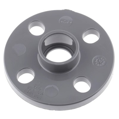 Georg Fischer Plastic Pipe Fitting Full Face Flange Polyvinyl Chloride (Unplasticised) 721731108