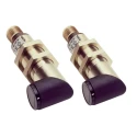 SICK Through Beam Photoelectric Sensor, Barrel Style, 0 to 20 m Detection Range, PNP Output, IP67 Metal VS/VE18-4P3412