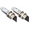 SICK Through Beam Photoelectric Sensor Barrel Style 0 to 25 m Detection Range Dark Switching Output IP67 VSE180-2P32434