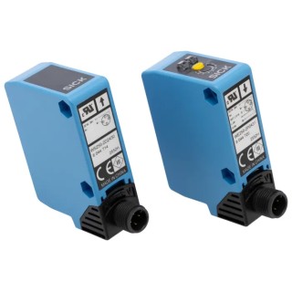 SICK Through Beam Photoelectric Sensor, Block Style, 0 to 50 m Detection, PNP Output, IP67, Plastic Housing WSE250-2P2431