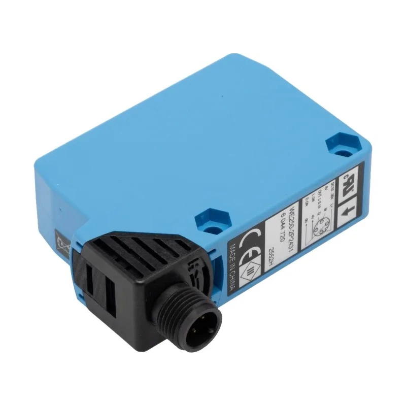 SICK Through Beam Photoelectric Sensor, Block Style, 0 to 50 m Detection, PNP Output, IP67, Plastic Housing WSE250-2P2431