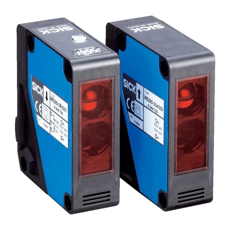 SICK Through Beam Photoelectric Sensor, Block Style, 0 to 60 m Detection Range, Light Switching Output WSE280-2R4331