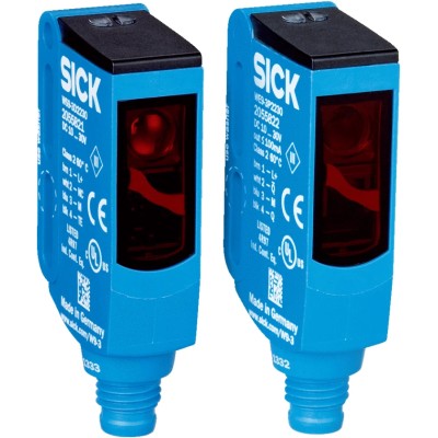 SICK Through Beam Photoelectric Sensor, Block Style, 0 to 1 m Detection Range, NPN Output, IP66 IP67 IP69K WSE9-3N2230