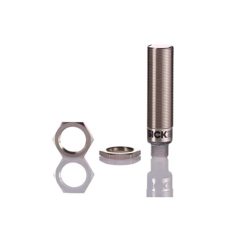 SICK Energetic Photoelectric Barrel Sensor, 5 mm to 550 mm Detection Range, NPN Output, IP67 Rated GRTE18-N2442