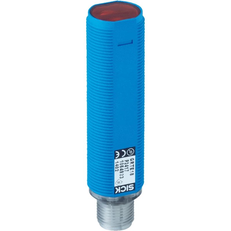SICK Energetic Photoelectric Sensor, Barrel Style, 5 mm to 1 m Detection Range, NPN Output, IP67, Model GRTE18-N2467